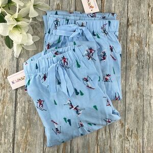 Women's Cozy Flannel Sleep Pajama Lounge Pants, 30” Inseam 2-Pack Size XL